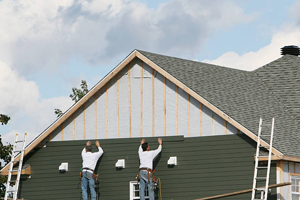 Professional Storm Damage Siding Repair technician working in Mount Prospect, IL
